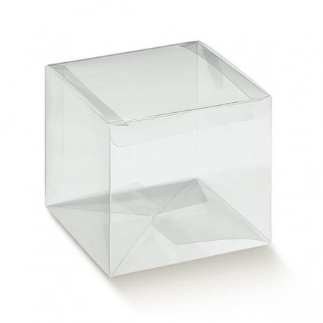 SCATOLA AUTOMATICA PET TRASPARENTE 9x9x14cm 10pz