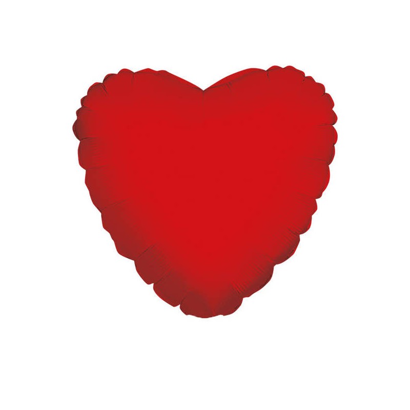 PALLONE MYLAR CUORE ROSSO cm.25