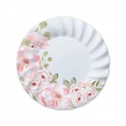 PIATTI CARTA PIANI ø25cm FLORAL 8pz
