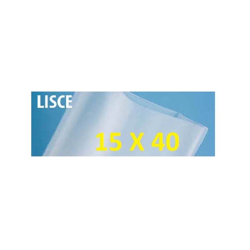 BUSTE SOTTOVUOTO LISCE H7 MIS.15x40cm 10pz