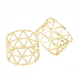 PORTA TOVAGLIOLO METAL ORO LUCIDO 5cm