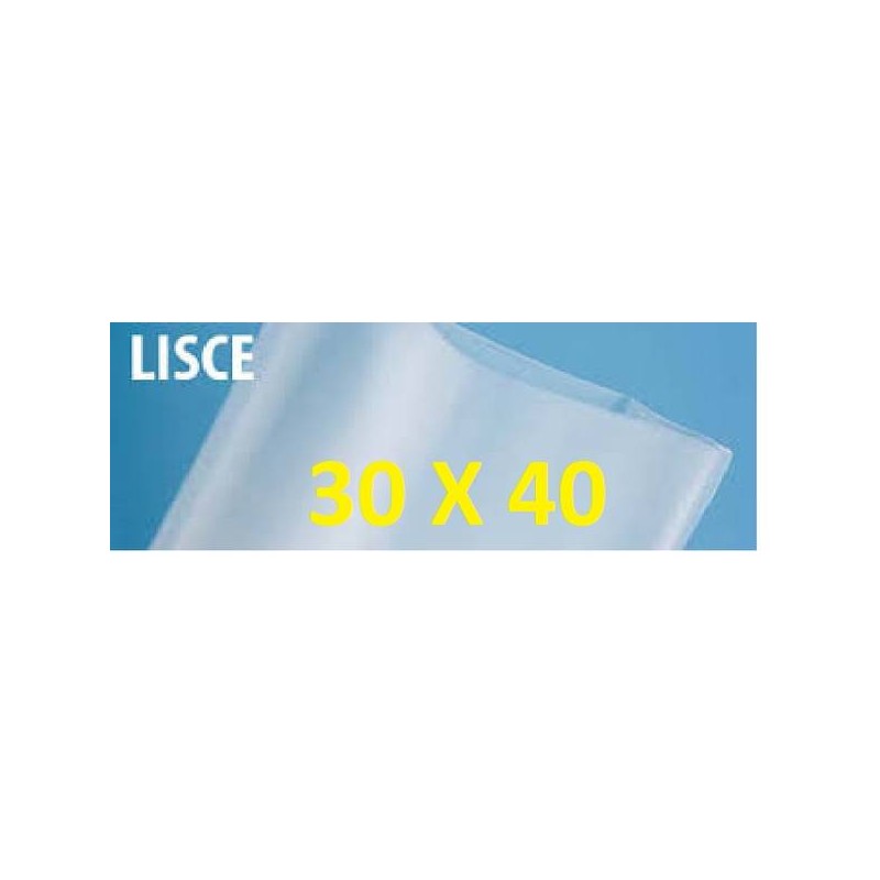 BUSTE SOTTOVUOTO LISCE H7 MIS.30x40cm 10pz