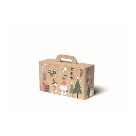 SCATOLA VALIGETTA HO-HO-HO 31x18x9,5cm