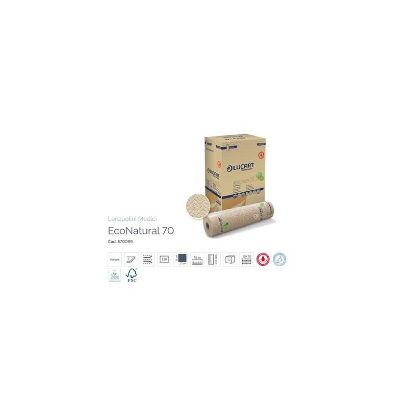 LENZUOLINO CARTA D.V. LUCART PROFESSIONAL ECONATURAL 70 H.59cm 70mt