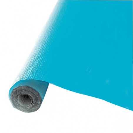 TOVAGLIA CARTA GOFFRATA TURCHESE cm120x5mt