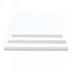 SOTTOTORTA CAKE BOARD QUADRATO BIANCO 40x40x1,2m