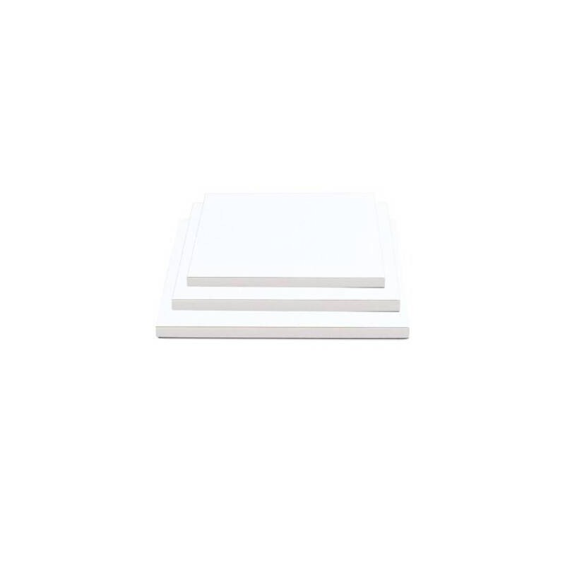 SOTTOTORTA CAKE BOARD QUADRATO BIANCO 40x40x1,2m