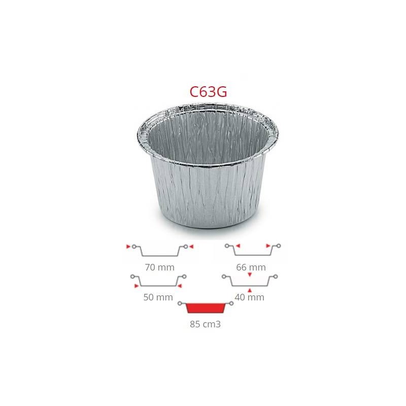 TEGLIA MONOPORZIONE C63G ø7 H.4 100pz