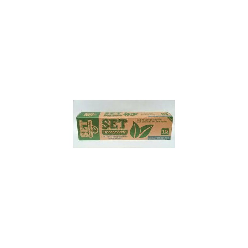 SACCHI SPAZZATURA SET BIO PICCOLO 42x45cm 10lt 15pz