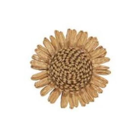 SUNFLOWER Ø5,5cm CREAM 6pz