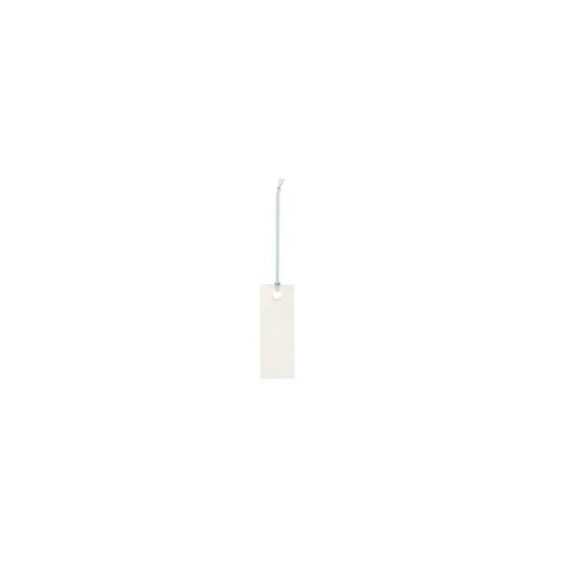 TAG CARTA 1,5x4cm WHITE 48pz