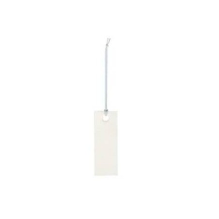 TAG CARTA 1,5x4cm WHITE 48pz