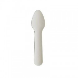 CUCCHIAINO IN CARTA 11cm BIANCO 50pz