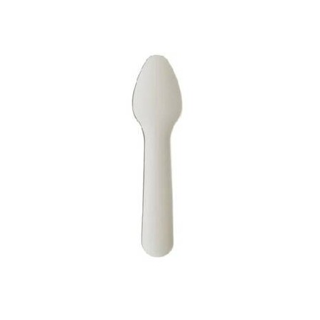 CUCCHIAINO IN CARTA 11cm BIANCO 50pz