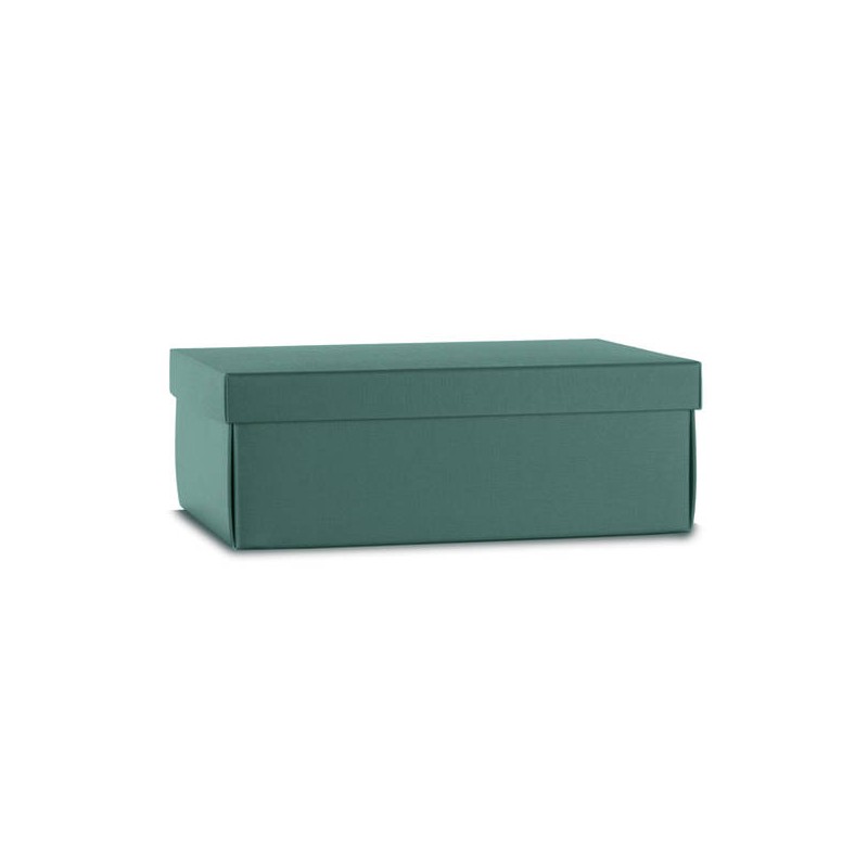 SCATOLA EASY F/COPERCHIO 38x26x13cm FIBRA VERDE