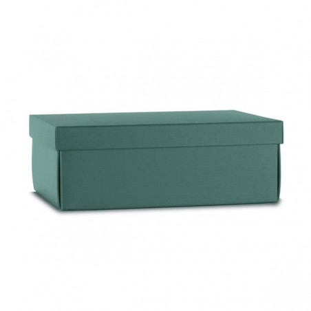 SCATOLA EASY F/COPERCHIO 38x26x13cm FIBRA VERDE
