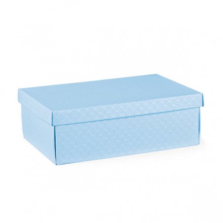 SCATOLE F/COP EASY 38x26x13cm MATELASSè AZZURRO