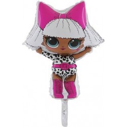 PALLONE MYLAR MINI SHAPE LOL DIVA