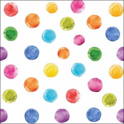 TOVAGLIOLI 33x33 POIS WHITE 20pz