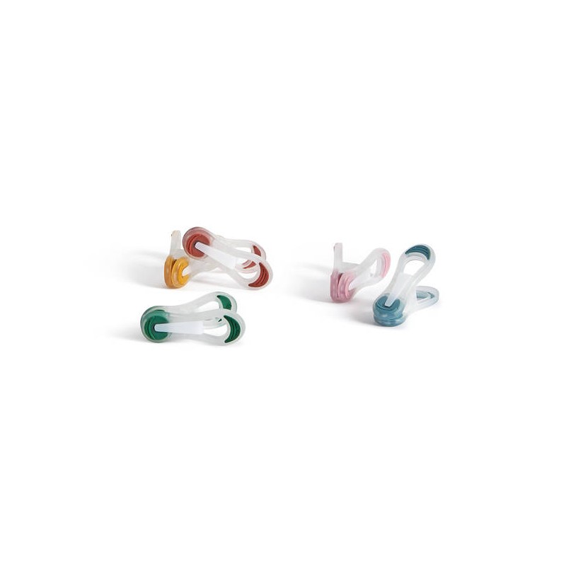 PINZA PLASTICA DA BUCATO JUMBO CLIP 10pz COLOR