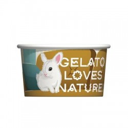 COPPETTA GELATO CARTA NATURE ANIMALS 100cc 250pz