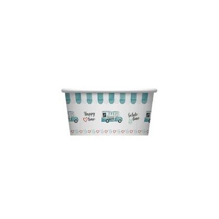 COPPETTA GELATO CARTA HAPPY VAN 80cc 250pz