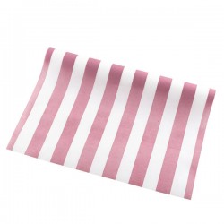 RUNNER AIRLAID 40x250cm RIGHE ROSA GERANIO