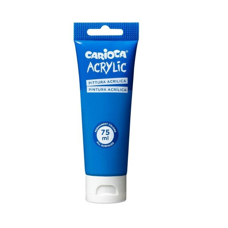 TEMPERA ACRILICA CARIOCA 75ml BLU SCURO