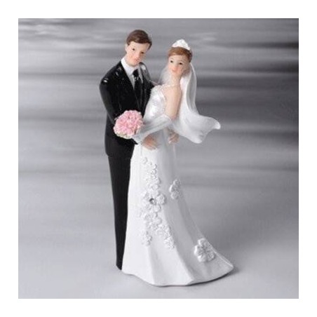 CAKE TOPPER SPOSI CLASSICI C/BOUQUET ART.28497