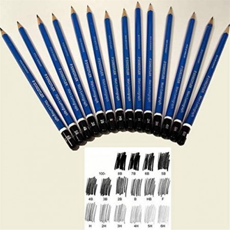 MATITA GRAFITE MARS LUMOGRAPH 8B