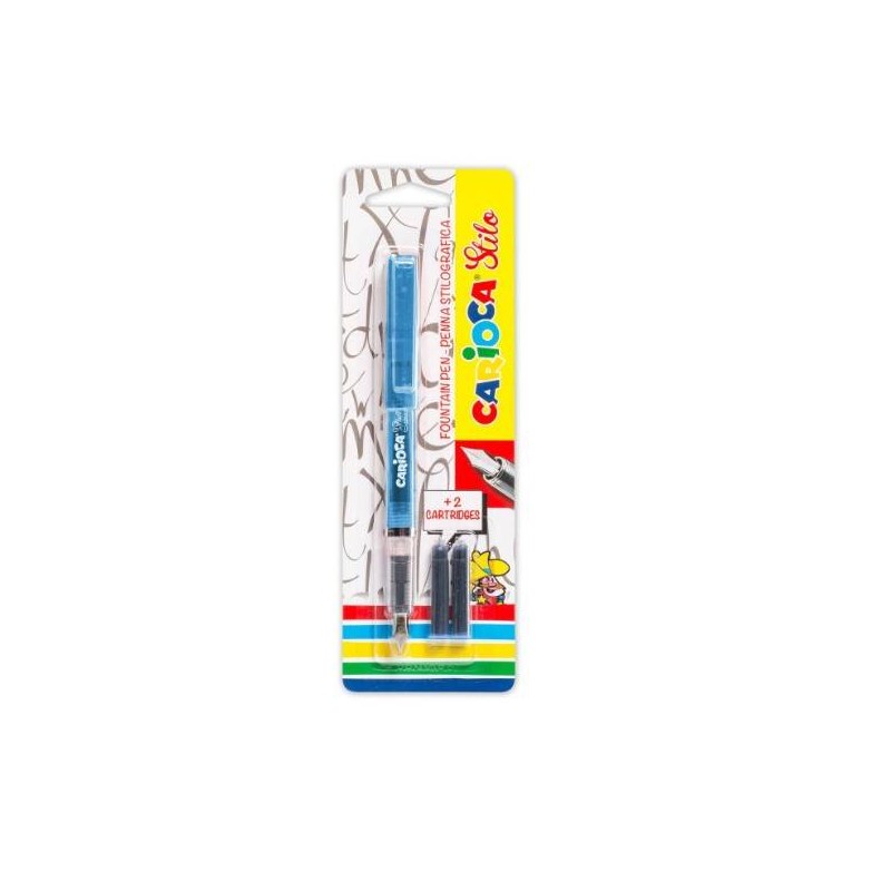 PENNA STILOGRAFICA CARIOCA + 2 CARTUCCE