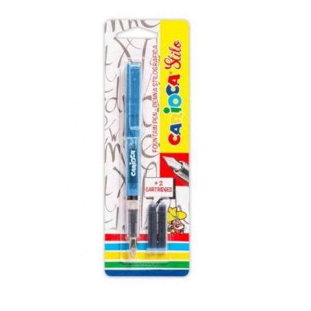PENNA STILOGRAFICA CARIOCA + 2 CARTUCCE