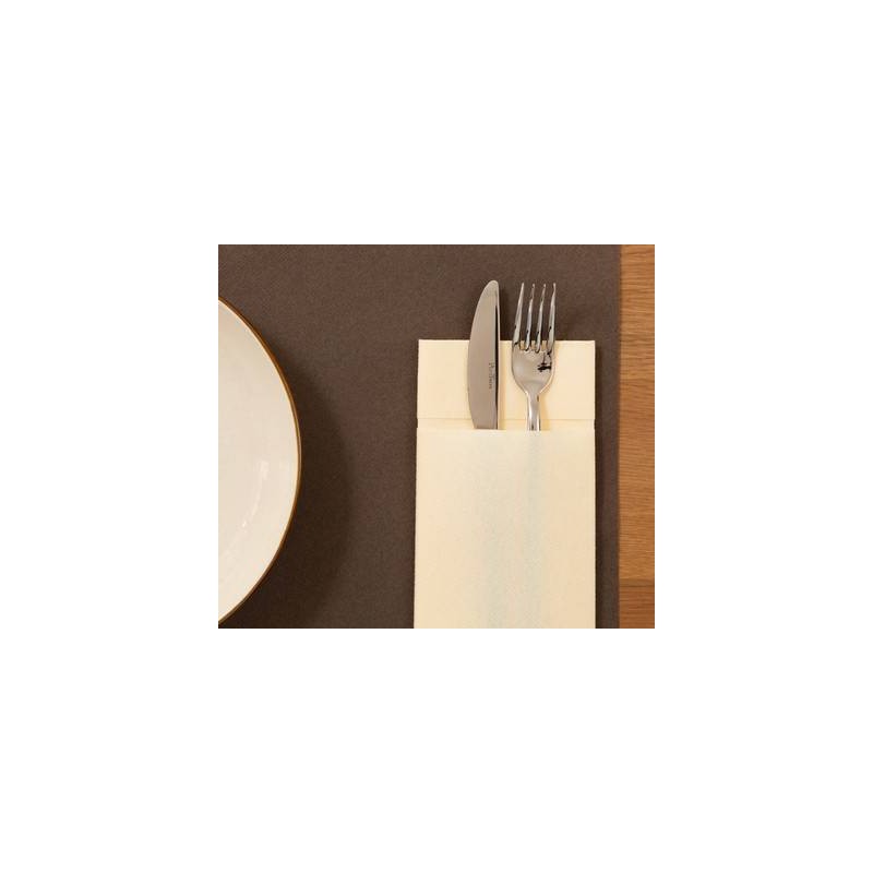 TOVAGLIOLI 40x40cm QUICK POCKET AIRLAID AVORIO 50pz FATO