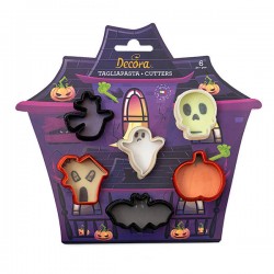SET MINI TAGLIAPASTA HALLOWEEN 6pz DECORA