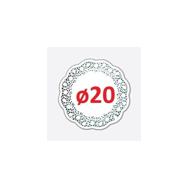 PIZZO PORCELLANATO TONDO ø20 100pz