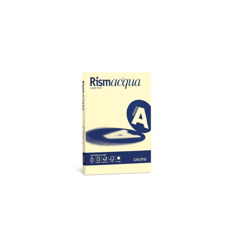 CARTA A4 200gr RISMA COLOR 50fg GIALLO CHIARO 07