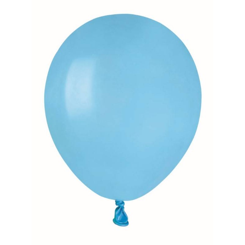 PALLONCINI COLOR 5 12cm CELESTE 100pz