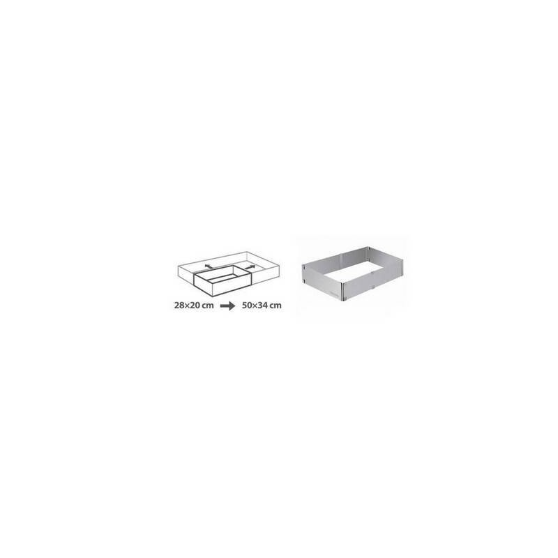 DELICIA ANELLO RETTANGOLARE REGOLA TORTE 28x20-50x34cm