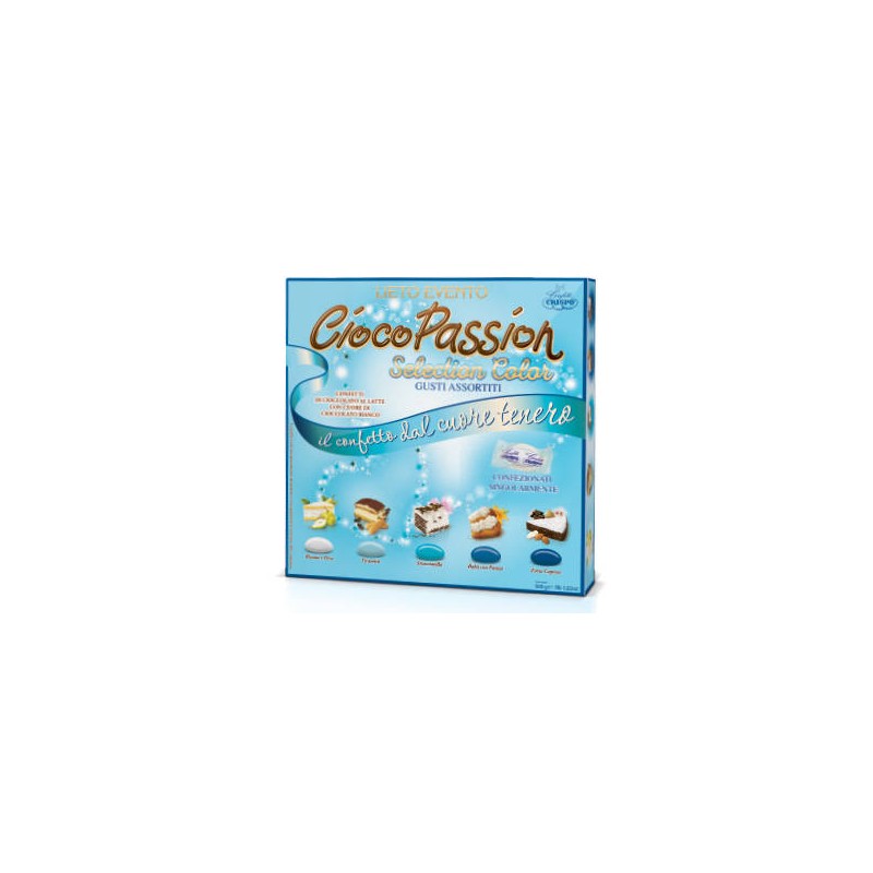 CONFETTI CIOCO PASSION LIETO EVENTO SEL. COLOR IMB. SING. CELESTE 500gr