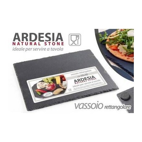 ARDESIA VASSOIO RETTANGOLARE 30x25cm