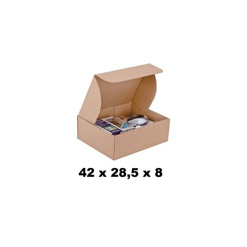 SCATOLA E-COMMERCE FUSTELLATA MOD.M 42x28,5x8cm