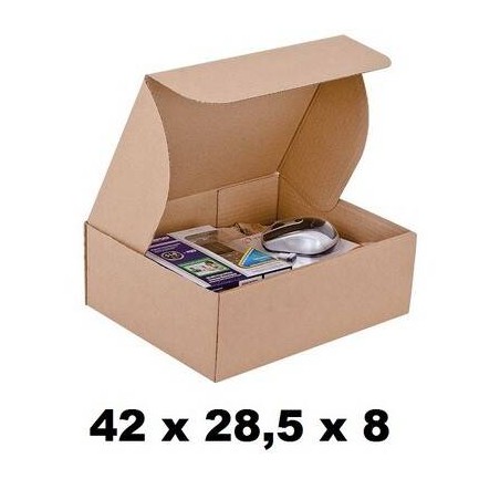 SCATOLA E-COMMERCE FUSTELLATA MOD.M 42x28,5x8cm