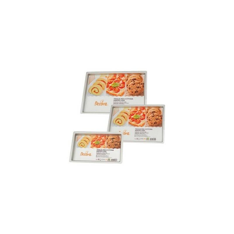 TEGLIA ANODIZZATA RETTANGOLARE 28x38x2,5cm