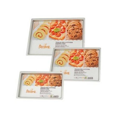 TEGLIA ANODIZZATA RETTANGOLARE 28x38x2,5cm