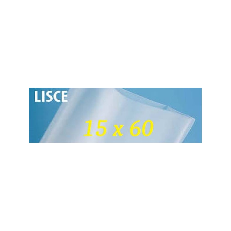 BUSTE SOTTOVUOTO LISCE H7 MIS.15x60cm 10pz