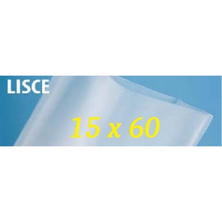 BUSTE SOTTOVUOTO LISCE H7 MIS.15x60cm 10pz