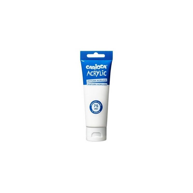 TEMPERA ACRILICA CARIOCA 75ml BIANCO