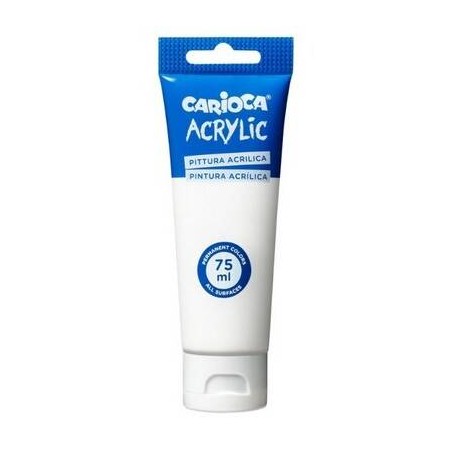 TEMPERA ACRILICA CARIOCA 75ml BIANCO
