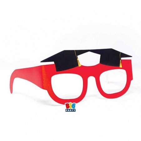 OCCHIALINI IN CARTA LAUREA GLAMOUR 6pz