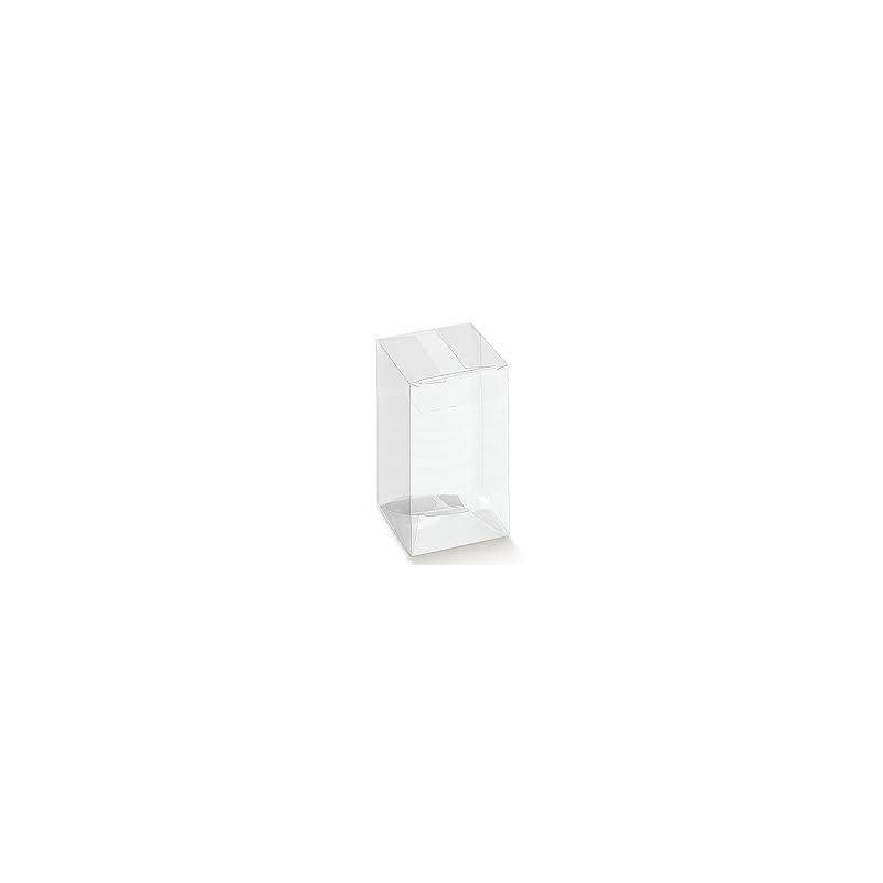 SCATOLA AUTOMATICA PET TRASPARENTE 6x6x12cm 10pz